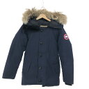 CANADA GOOSE カナダグース ダウン コート 2XS 3438JM ネイビー メンズ アウター ジャスパーパーカ ヘリテージ コヨーテファー 【中古】