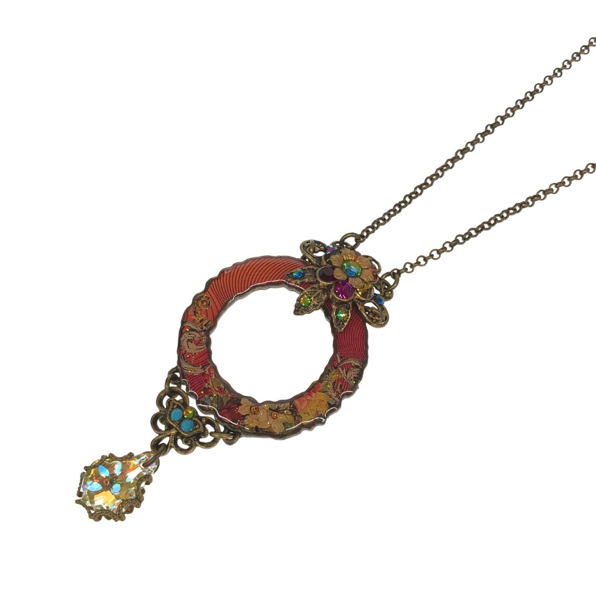 Michal Negrin ミハエルネグリン ネックレス ブロンズカラー レディース チョーカー ペンダント accessory アクセサリー 【中古】