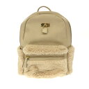 Samantha Vega サマンサベガ リュック 良好 ベージュ PVC×フェイクファー レディース リュックサック バックパック bag 鞄 【中古】 【2...