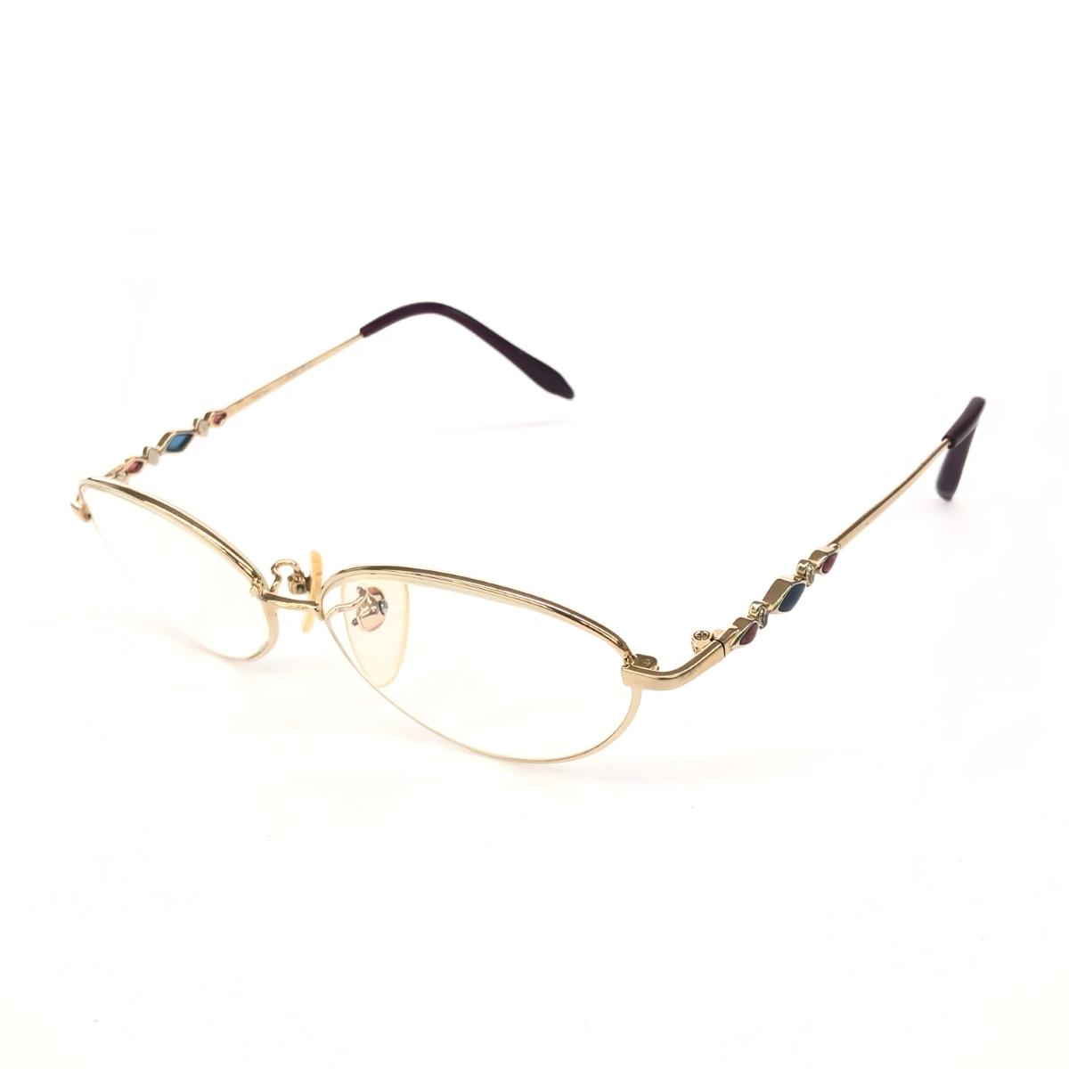 Varier ヴァリエール メガネフレーム VAR021 ゴールドカラー/パープル レディース メガネ 眼鏡 サングラス sunglasses 服飾小物 