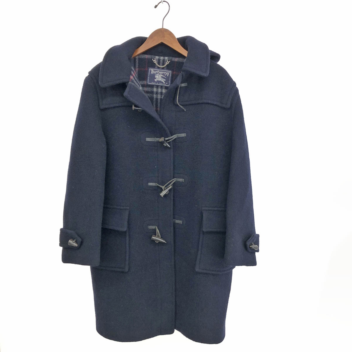 楽天市場】ダッフルコート burberry ネイビーの通販