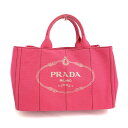 PRADA プラダ カナパ 2WAYバッグ 1BG642 ピンク キャンバス レディース 多機能 bag 鞄 【中古】