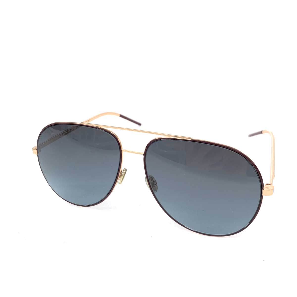 ★楽天スーパーセール対象★ Christian Dior クリスチャンディオール サングラス 良好 6K317 ゴールドカラー×ネイビー ユニセックス 59□14 145 服飾小物 【中古】