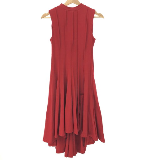 MIHARA YASUHIRO ミハラヤスヒロ アシンメトリーワンピース 36 92601553 レッド 綿 レディース ノースリーブ/プリーツ トップス 【中古】 【202501】 MIHARA YASUHIRO ミハラヤスヒロ アシンメトリーワンピース 36 92601553 レッド 綿 レディース ノースリーブ/プリーツ トップス 【中古】 【202501】