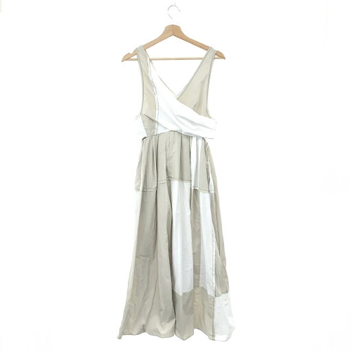 IRENE アイレネ Color Block Maxi Dress カラーブロックマキシドレス 未使用品 サイズ36 23S85004 ベージュ レディース トップス 【中古】 IRENE アイレネ Color Block Maxi Dress カラーブロックマキシドレス 未使用品 サイズ36 23S85004 ベージュ レディース トップス 【中古】