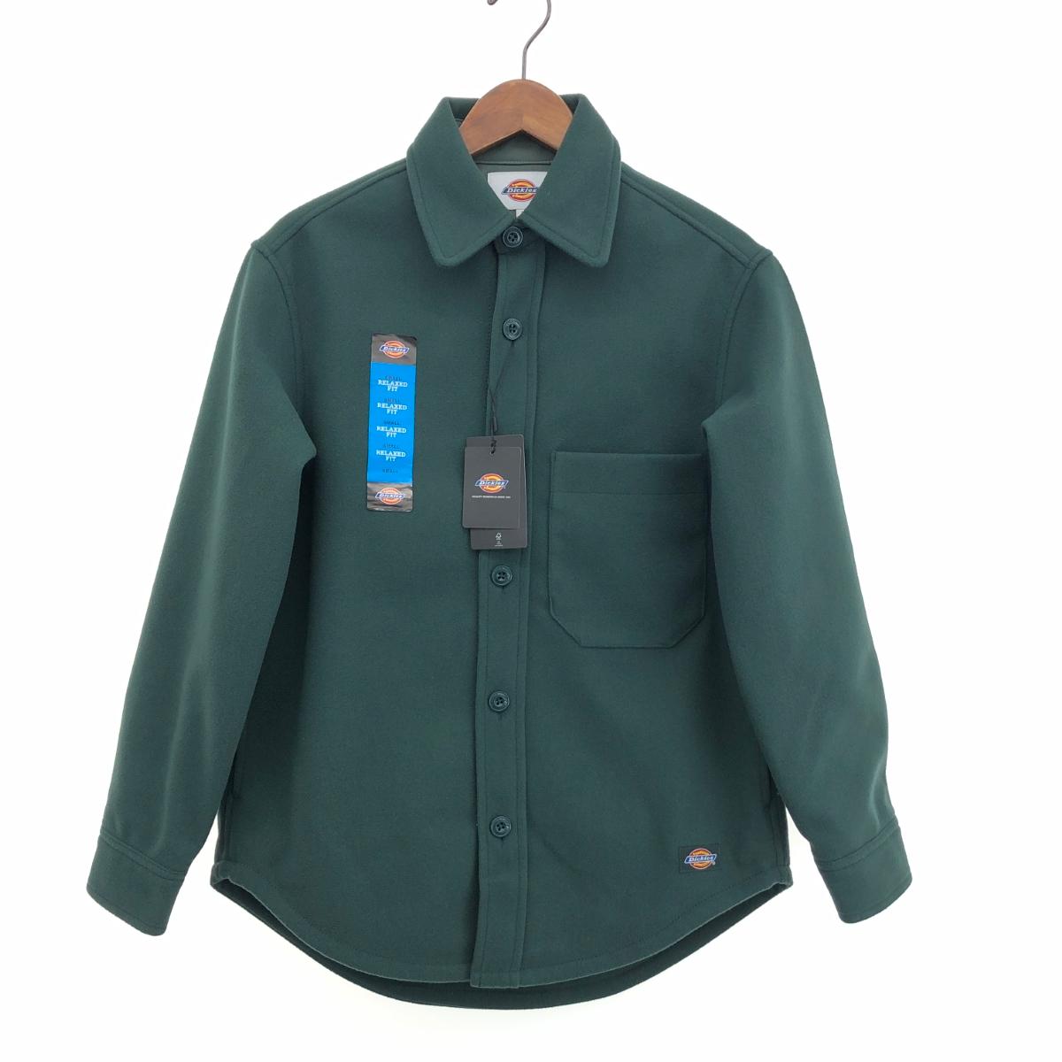 DICKIES ディッキーズ ワーク シャツ 未使用品 S グリーン メンズ RELAXED FIT トップス 38 【中古】 【202501】