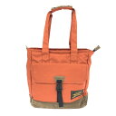 EDDIE BAUER エディーバウアー トートバッグ ブラウン/オレンジ リップストップ×スウェードレザー ユニセックス bag 鞄 【中古】