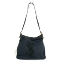 Yves Saint Laurent rive gauche イブサンローランリブゴーシュ ショルダーバッグ ネイビー キャンバス カハラ ユニセックス 斜め掛...