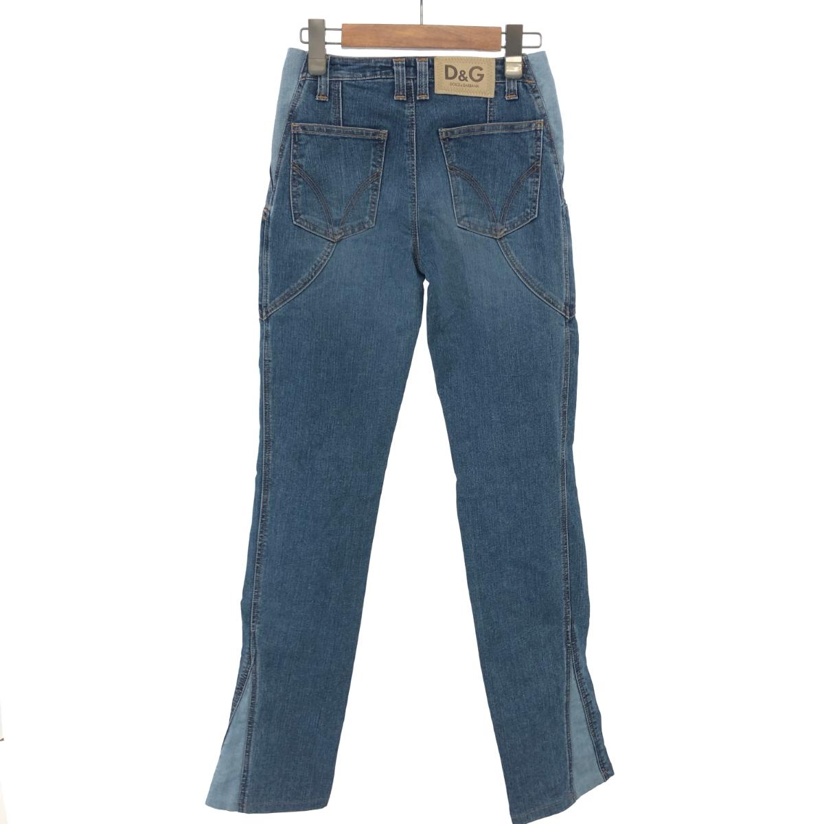 ★20%OFFクーポン★全員対象★ 4月30日〆まで【202504】 D&G ドルチェ&ガッバーナ デニムパンツ サイズ:26/40 ブルー 綿 レディース アーカイブ/Y2K ボトムス 【中古】