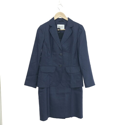HERNO ヘルノ スカートスーツ サイズ:42 ネイビー ウールシルク レディース 上下セット テーラードジャケット 【中古】 HERNO ヘルノ スカートスーツ サイズ:42 ネイビー ウールシルク レディース 上下セット テーラードジャケット 【中古】