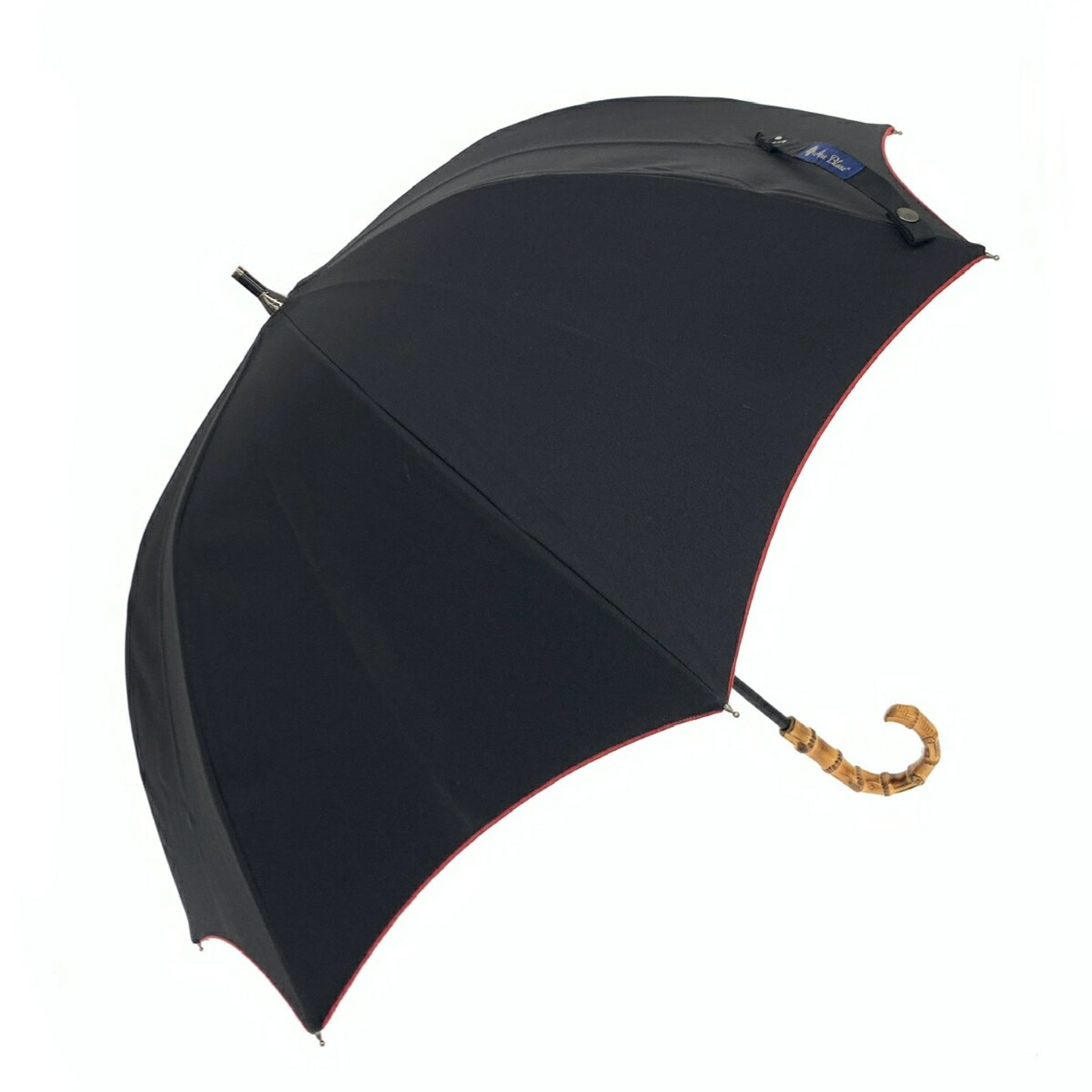 ashiya roseblanc 芦屋ロサブラン 日傘 ブラック 長傘 バンブーハンドル レディース 日用品 【中古】のサムネイル