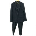 nano universe ナノユニバース ワンダーシェイプ 2B セットアップ サイズ:XL グレー メンズ 上下セット スーツ チャコール 【中古】