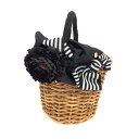 Jour Fin ジュール・フィン Love Ribbon ハンドバッグ ブラウン 籐 カゴ バスケット リボン レディース bag 鞄 【中古】(4)