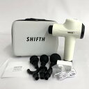 ★20%OFFクーポン★全員対象★ 4月30日〆まで【202502】 SHIFTH シフス マッサージガン 筋膜リリースガン ハンディマッサージャー ホワイト ...