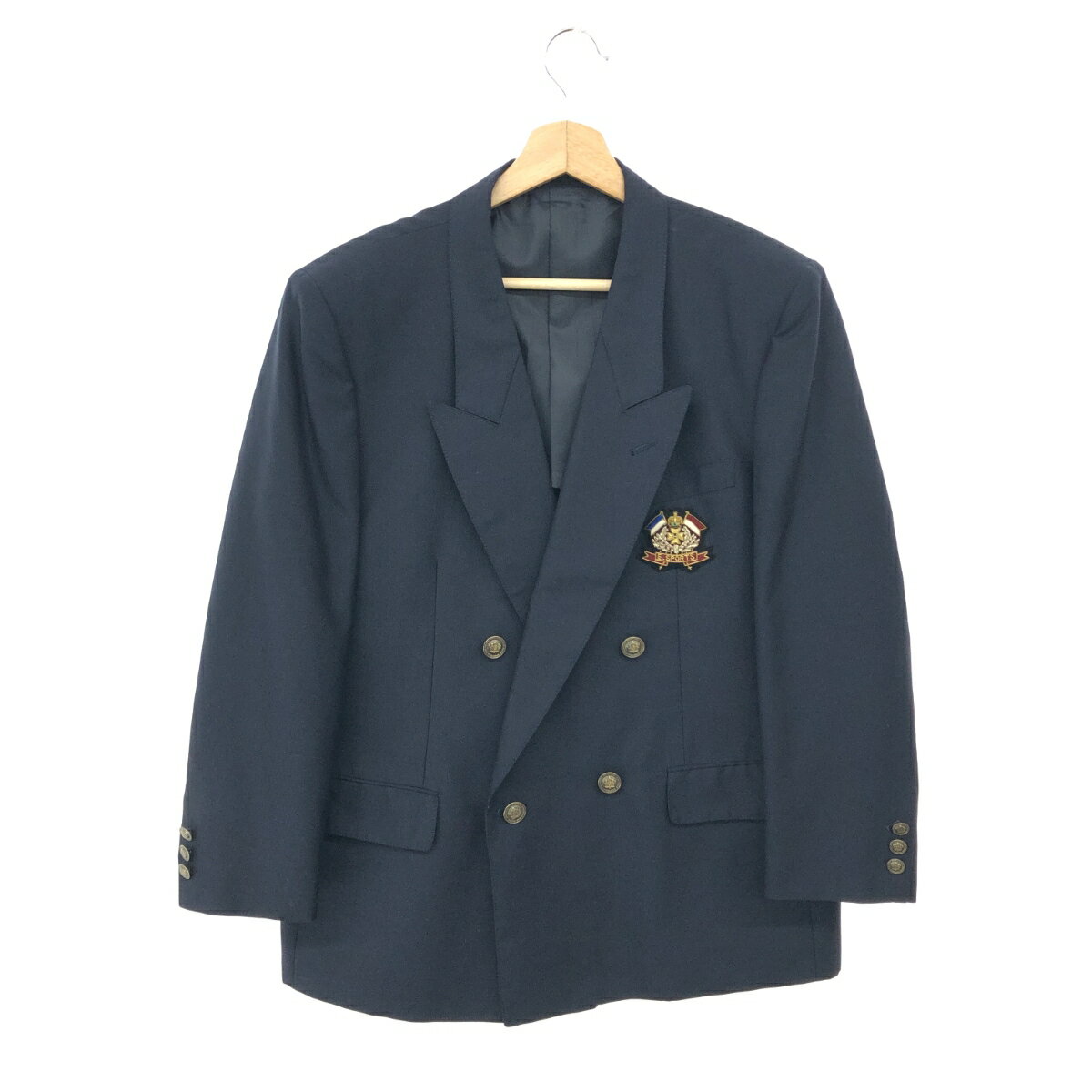 school Jacket スクールジャケット ジャケット サイズ:165cm ネイビー メンズ ヴィンテージ アウター 【中古】