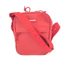 SUPREME シュプリーム ショルダーバッグ 良好 レッド レザー 23AW ユニセックス 斜め掛け bag 鞄 【中古】