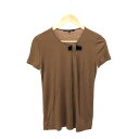 GUCCI グッチ 半袖カットソー Tシャツ 良好 サイズ:S ブラウン レディース トップス 【中古】(4)
