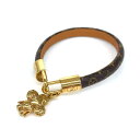 LOUIS VUITTON ルイヴィトン ヴィヴィエンヌ17 モノグラム ブレスレット 良好 M6773F BC3220 ブラウン レディース アクセサリー 【...