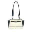 Modalu モダルー トートバッグ 新品同様 ブラック/ホワイト レザー レディース bag 鞄 【中古】