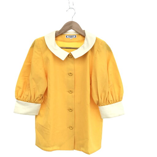 YvesSaintLaurent(YSL) イヴサンローラン 半袖ブラウス ジャケット サイズ:S イエロー ウール レディース アウター ヴィンテージ 【中古】 YvesSaintLaurent(YSL) イヴサンローラン 半袖ブラウス ジャケット サイズ:S イエロー ウール レディース アウター ヴィンテージ 【中古】