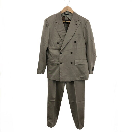 BRIONI ブリオーニ 2B ピークドラペル ダブル セットアップ 良好 サイズ:48 ブラウン メンズ VENTIQUATTRO 最高級 ガーメント付 【中古】 BRIONI ブリオーニ 2B ピークドラペル ダブル セットアップ 良好 サイズ:48 ブラウン メンズ VENTIQUATTRO 最高級 ガーメント付 【中古】