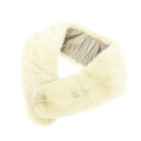 MINK ホワイトミンク ティペット ミンク アイボリー レディース 毛皮 高級 ファー 【中古】