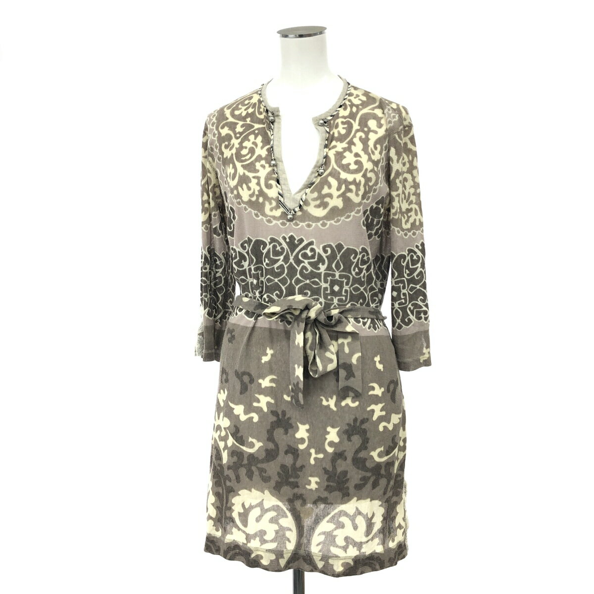 VIVIENNE TAM ヴィヴィアンタム チュニック サイズ:1 グレー パワーネット レディース トップス 【中古】