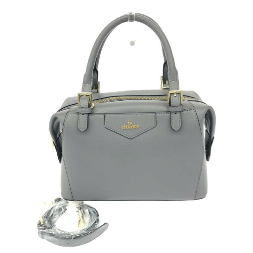 Samantha&chouette サマンサ&シュエット 2WAYバッグ 新品同様 グレー PVC レディース 多機能 bag 鞄 【中古】 Samantha&chouette サマンサ&シュエット 2WAYバッグ 新品同様 グレー PVC レディース 多機能 bag 鞄 【中古】
