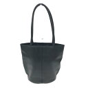 agnes b. アニエスベー トートバッグ ブラック レザー ユニセックス bag 鞄 【中古】