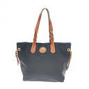 DOONEY&BOURKE ドゥーニー&バーク トートバッグ 良好 ブラック ナイロン×レザー レディース 肩掛け bag 鞄 【中古】