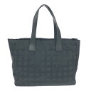 CHANEL シャネル ニュートラベルライン トートバッグ 良好 A15991/カードシール有12番台 ブラック ナイロン レディース bag 鞄 【中古】