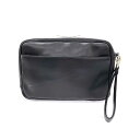 PORTER ポーター セカンドバッグ ブラック レザー メンズ クラッチ bag 鞄 【中古】