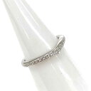 PonteVecchio ポンテヴェキオ Ptリング 美品 シルバーカラー ダイヤ0.12ct Pt900 レディース 総重量:3.3g 指輪 ring jewelry 【中古】(4)