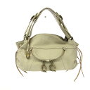TOFF&LOADSTONE トフ&ロードストーン トートバッグ ベージュ レザー レディース bag 鞄 【中古】