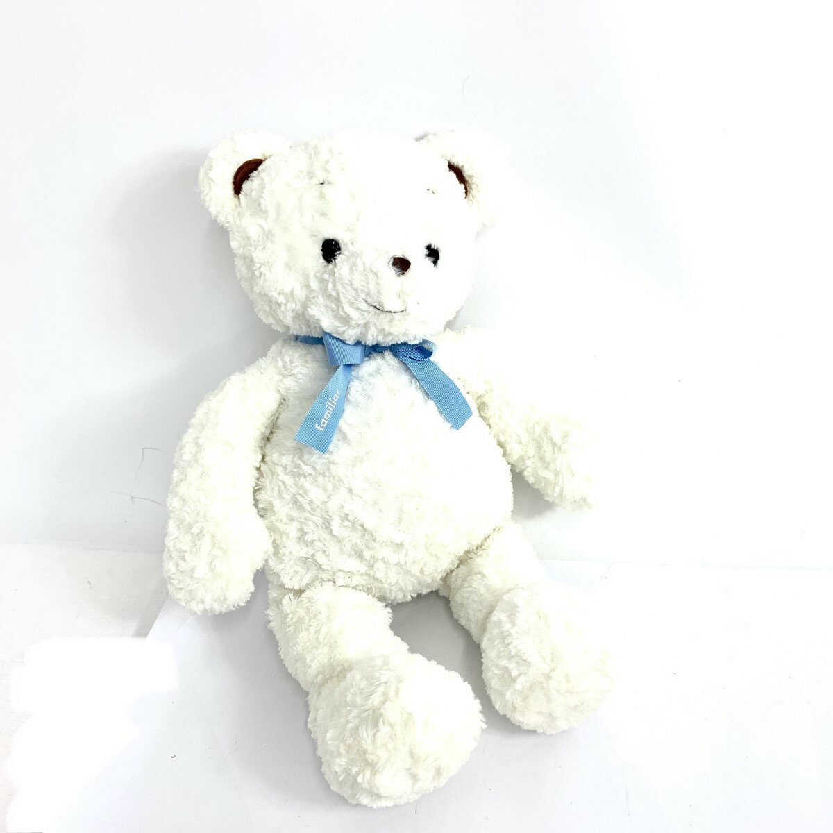 familiar ファミリア ファミリアベアー（大） ぬいぐるみ ファミちゃん 新品同様 ホワイト ホビー おもちゃ 【中古】のサムネイル