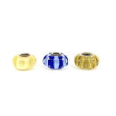 TROLL BEADS トロールビーズ ビーズ 3点 良好 マルチカラー 925金具 ガラス レディース ブレスレット&ネックレス用 【中古】
