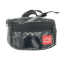 manhattan Portage マンハッタンポーテージ ボディバッグ 良好 ブラック PVC メンズ ウエストポーチ bag 鞄 【中古】