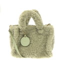 Samantha Thavasa サマンサタバサ 2WAYハンドバッグ 良好 グリーン ボア レディース 多機能 bag 鞄 【中古】(4)