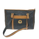 LANCEL ランセル ラージトートバッグ ブラック PVC ロゴプレート ユニセックス ヴィンテージ bag 鞄 【中古】