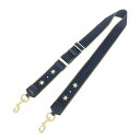 MARC JACOBS マークジェイコブス バッグ用ショルダーストラップ 美品 S306M06SP21 ブラック スタッズ レディース スナップショット 【中古...