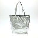 Hoaw. ハァウ トートバッグ 良好 シルバーカラー レザー ユニセックス bag 鞄 【中古】