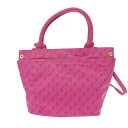 GHERARDINI ゲラルディーニ ソフティ 2WAYバッグ フューシャ ナイロン レディース 多機能 bag 鞄 【中古】