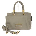 MARC BY MARC JACOBS マークバイマークジェイコブス 2WAYバッグ グレージュ レザー レディース 多機能 bag 鞄 【中古】(4)