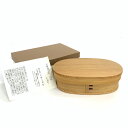 大館工芸社 曲げわっぱ 小判型弁当 (小) 新品同様 No.2450 【中古】