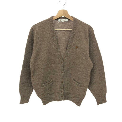 Christian Dior クリスチャンディオール カーディガン 良好 サイズ:M ブラウン ウール レディース ヴィンテージ トップス 【中古】 Christian Dior クリスチャンディオール カーディガン 良好 サイズ:M ブラウン ウール レディース ヴィンテージ トップス 【中古】