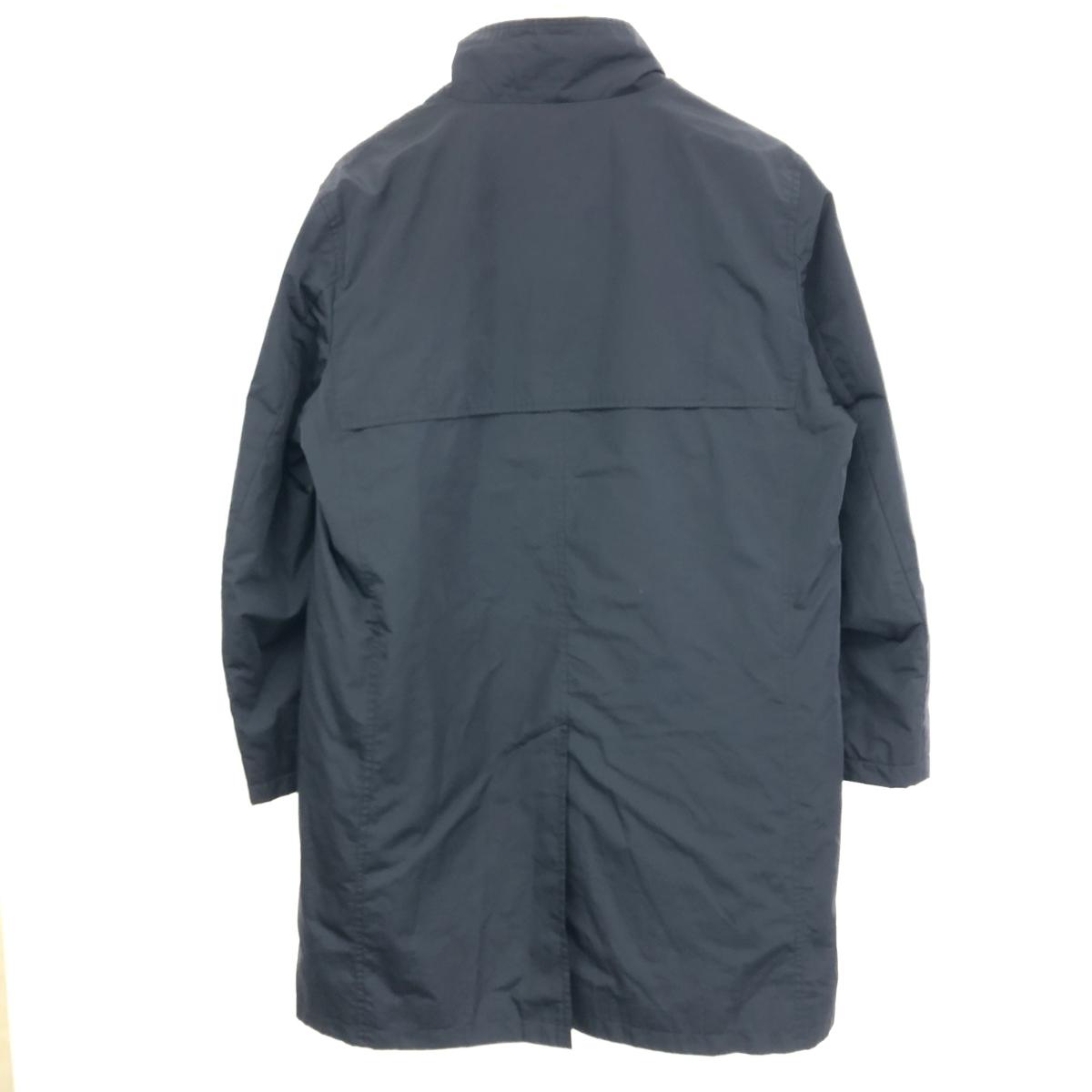 Aquascutum アクアスキュータム ライナー付コート サイズ:40 ネイビー メンズ アウター 【中古】