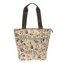Manhattaner's マンハッタナーズ トートバッグ ベージュ ナイロン ネコ柄 ユニセックス bag 鞄 【中古】(4)