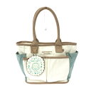 Samantha&chouette サマンサ&シュエット コジコジコラボ トートバッグ 良好 ホワイト キャンバス チャーム レディース bag 鞄 【中古】