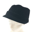 Anthony Peto アンソニーピート 帽子 ブラック ベロア レディース 帽子 ハット hat 服飾小物 【中古】