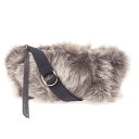 VIOLAd'ORO ヴィオラドーロ ショルダーバッグ 良好 グレージュ ファー レディース 斜め掛け bag 鞄 【中古】(4)